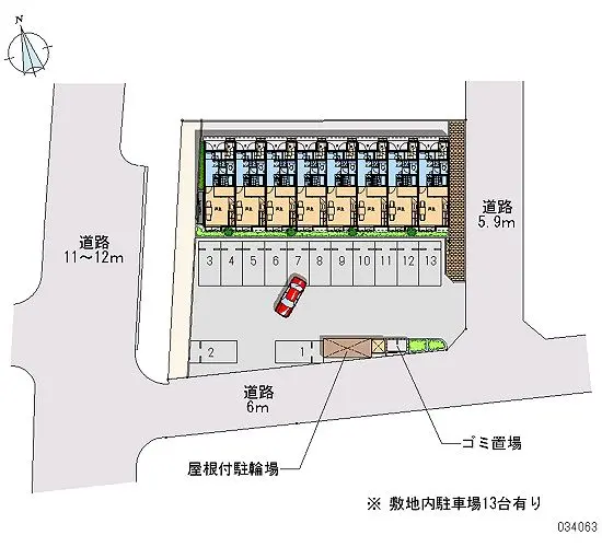 ★手数料０円★大分市横尾　月極駐車場（LP）